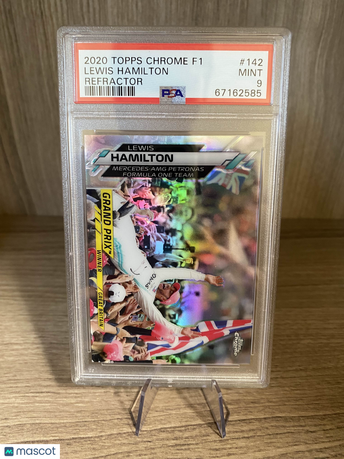 2020 Topps Chrome Formula 1 Lewis Hamilton #142 PSA 9