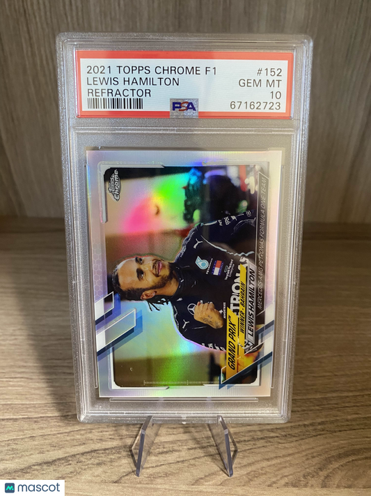 2021 Topps Chrome Formula 1 Lewis Hamilton #152 PSA 10