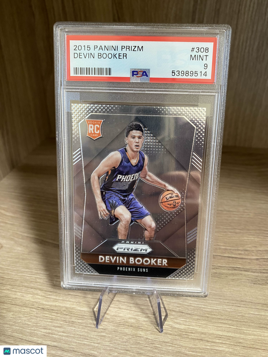 2015 Panini Prizm Devin Booker ROOKIE #308 PSA 9