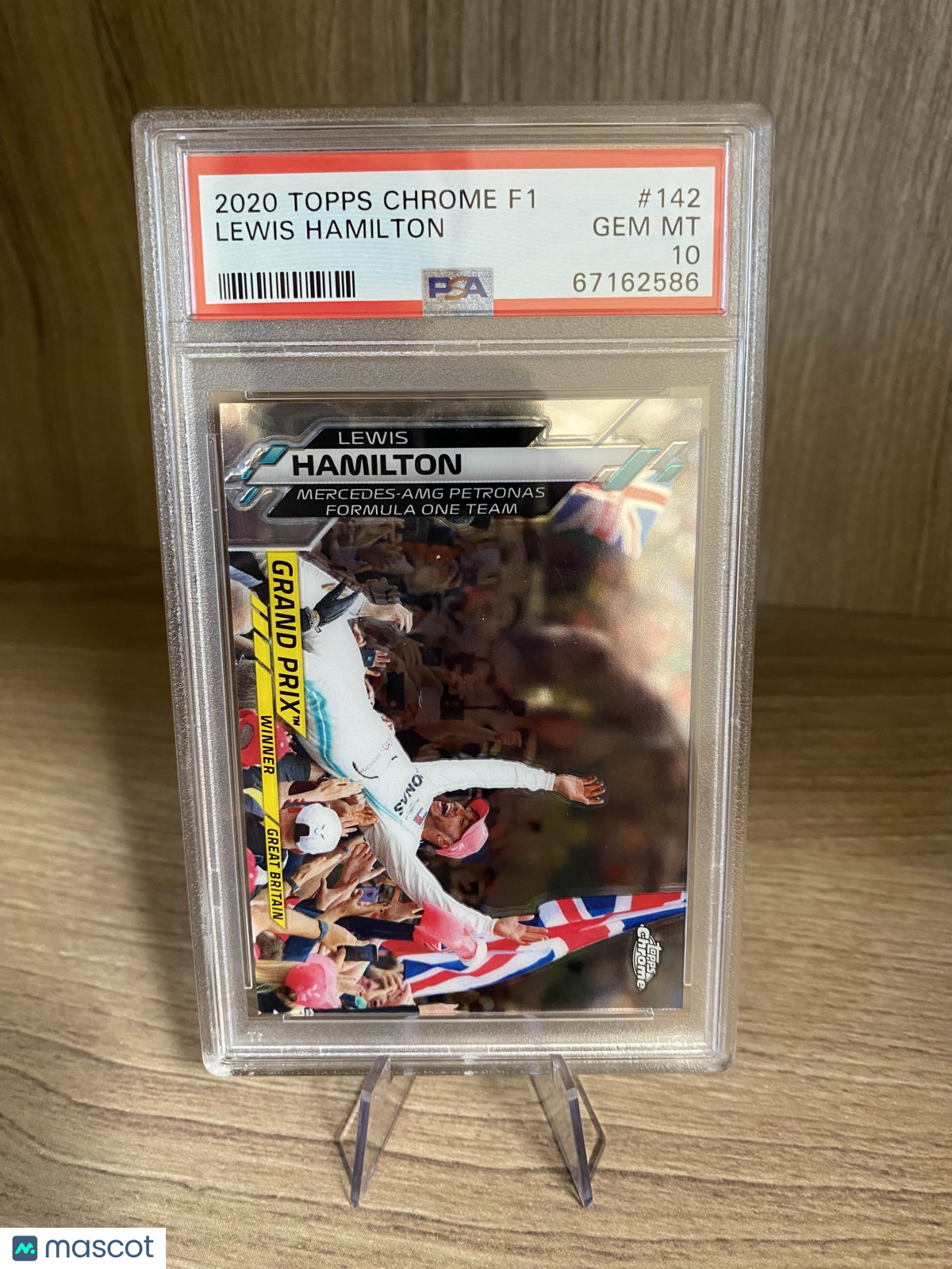 2020 Topps Chrome Formula 1 Lewis Hamilton #142 PSA 10