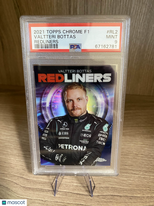 2021 Topps Chrome Formula 1 Redliners Valtteri Bottas #RL2 PSA 9