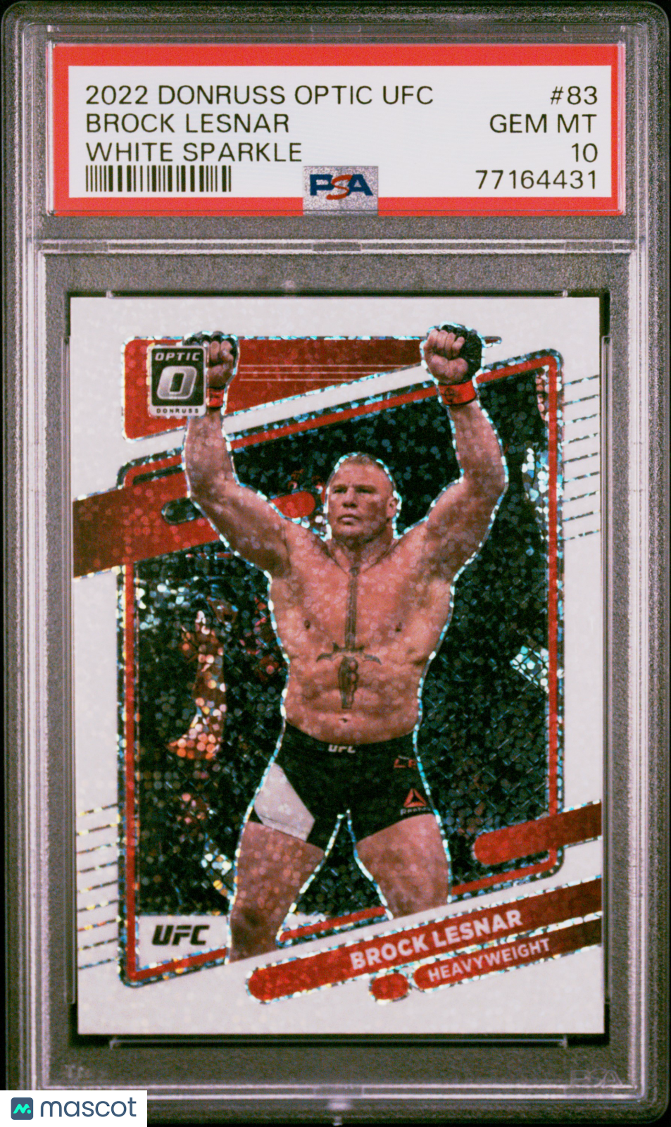 2022 Panini Donruss Optic UFC Brock Lesnar #83 PSA 10