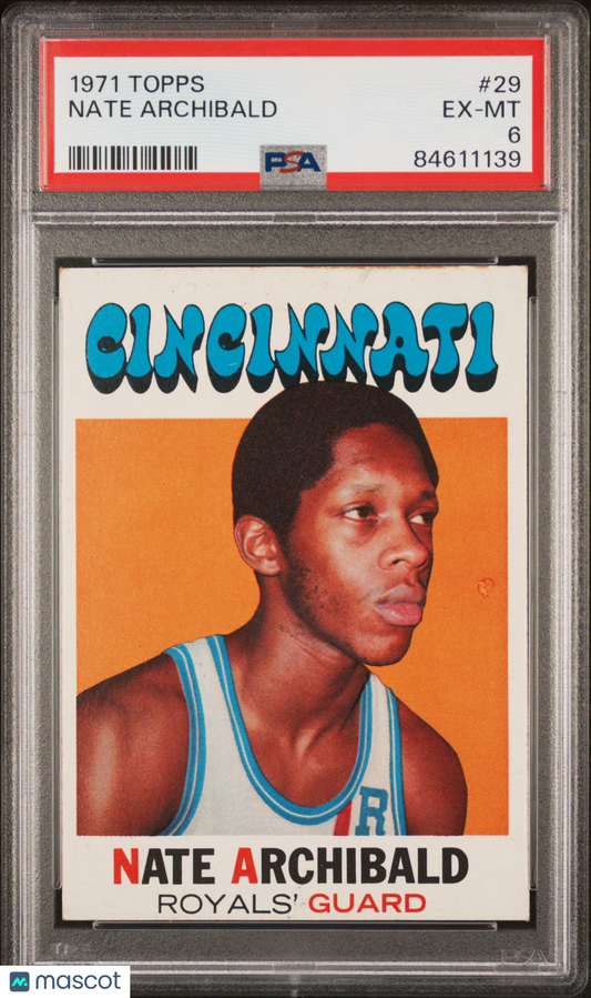 1971 Topps Nate Archibald #29 PSA 6