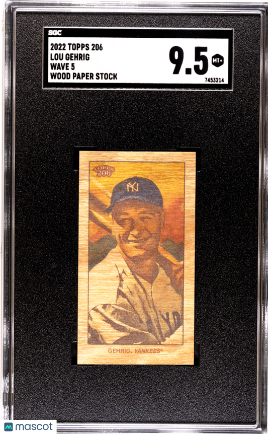 2022 Topps 206 Lou Gehrig SGC 9.5