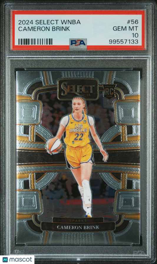 2024 Panini Select WNBA Cameron Brink ROOKIE #56 PSA 10