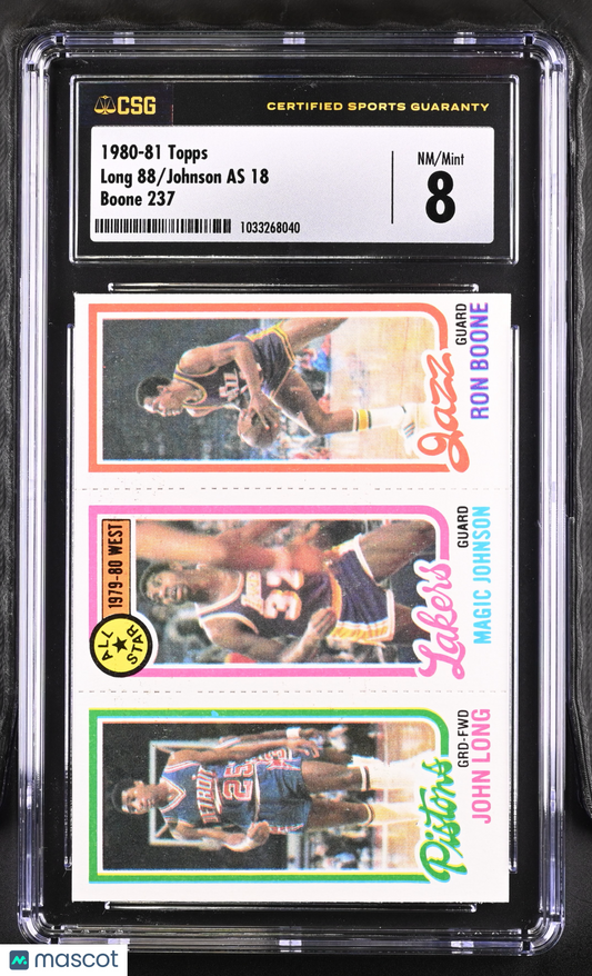 1980 Topps Long 88/Johnson AS 18 CGC 8