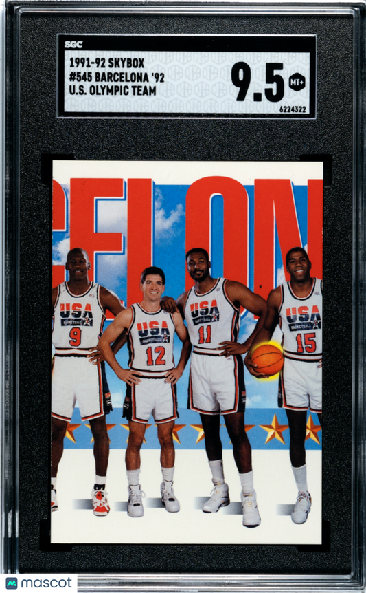 1991-92 Skybox Barcelona '92 #545 U. S. Olympic Team SGC 9.5